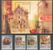 Macau Art Paintings Impressionisme Set Of 4 + Block MNH** - Impressionisme