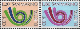 SAN MARINO - COMPLETE SET EUROPA ISSUE 1973 - MNH - 1973