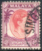 Singapore #16 Used 40c Geroge VI From 1948 (perf 14) - Singapour (...-1959)