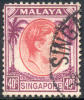 Singapore #16 Used 40c Geroge VI From 1948 (perf 14) - Singapore (...-1959)