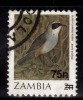 Zambia Used 1987, Surcharge Series, Type II, 75n On 2n, Bird, - Zambie (1965-...)