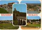 33 Souvenir De BLAYE Port Citadelle Porte Dauphine Jardin Public - Blaye