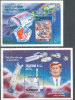 ST. VINCENT 1989 APOLLO SOYUZ SPACE SET OF 2 S/S SC# 1171-1172 SPECIMEN OVPT SCARCE MNH - St.Vincent (1979-...)