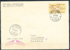 SWITZERLAND 1040 FLIGHT COVER  FROM ST.GALLEN TO LUGANO SC# 45 ON FLIGHT COVER VF - Lettres & Documents
