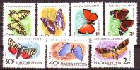 HUNGARY - 1959. Butterflies And Moths - MNH - Neufs