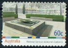 Australia 2010 60c National Service Memorial Self-adhesive Used - Gebruikt