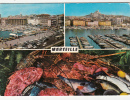 B53290 Marseille Boats Bateaux Fish Poisson Multi Vues Used Good Shape - Ambachten