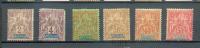 NCE 391 - YT 41*-42 *(GTC - Dent Manquante Coin Droit Haut)-47*-49*-50*-51* - Unused Stamps