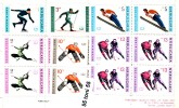 BULGARIA / Bulgarie 1964 OLYMPIC Games-TOKYO 6v.-MNH     Block Of Four - Inverno1964: Innsbruck