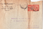 Merson N°119 Sur Lettre "Le Fil Diamant" à Courbevoie ,  Pour Chalon-sur-Saône - 1900-27 Merson