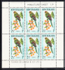 New Zealand Scott #B63a MNH Miniature Sheet Of 6 Health Stamps - Kakariki - Neufs