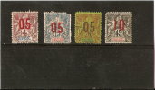 SULTANAT D ANJOUAN N 21/22/23/27  Oblitéré - Used Stamps