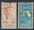 Lote 7 Sellos NORUEGA, Yvert Num 332, 343, 354, 377, 378, 391, 470 º - Usados