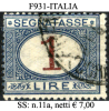 Italia-F00931 - 1870 - Segnatasse - Sassone: N.11a (o) - Privo Di Difetti Occulti. - Strafport