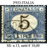 Italia-F00933 - 1870 - Segnatasse - Sassone: N.13 (o) - Privo Di Difetti Occulti. - Taxe