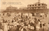 Ostende Le Chalet Royal Et La Plage Tres Belle Grosse Animation 1933 - Oostende