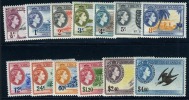 British Virgin Islands #115-27 Mint Hinged Set From 1956 - Britse Maagdeneilanden