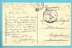 Kaart Met Stempel BRUGGE 1D Op 19/08/1919 , Met Pen Geschreven GUICHET  !! - Briefe U. Dokumente