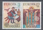 1975  Europa C.E.P.T.,  Andorra Spagnola, Serie Completa Nuova (**) - 1975