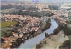 CPSM 10X15 De MONTREJEAU  (31) - GOURDAN POLIGNAN - Vue Aérienne - La Garonne - 1970 - N° 9 603 - Montréjeau