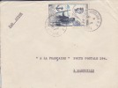 ABIDJAN R.P.  - COTE D´IVOIRE - 1957 - Afrique,colonies Francaises,avion,lettre,m Arcophilie,peu Courant - Cartas & Documentos