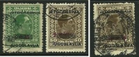 ● JUGOSLAVIA - 1933 - Soprastampati - N.  252 E 253 Usati - Cat. ? - Lotto N. 774 /75 - Used Stamps