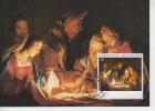 Liechtenstein YT 1165/6 CM : Christianisme , L'Adoration Des Bergers ; Les Trois Rois - Gemälde