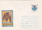 BEARS OURS HUNTING,1 ENTIER POSTAUX COVER STATIONERY 1978,UNUSED ROMANIA. - Bären