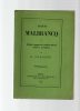 Jacques MALBRANCQ.par E.PRAROND.1861.broché.10 Pages - Picardie - Nord-Pas-de-Calais