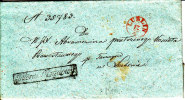 POLAND Prephilatelic Cover/full Letter LUBLIN 1847 In Black With Boxed IR - ...-1860 Prephilately