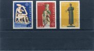 1974-Greece- "Europa- Works Of Art: Sculpture"- Complete Set MNH - Ungebraucht