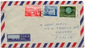 TURCHIA  /  ITALIA  - Cover_ Lettera  20 + 10 + 75  -  AIR MAIL 1960 - Brieven En Documenten