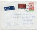 TURCHIA  /  ITALIA  - Cover_ Lettera   30 + 195  -  AIR MAIL 1960 - Lettres & Documents