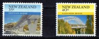New Zealand 1985 Bridges 2 Values Used - Gebraucht