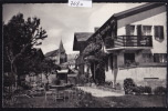 Lens - Valais  ; Pension Du Rawill ( Ou Rawyl ) - Le Jardin Et L'église (7680) - Lens