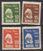 Norvegia - 1928 - Serie Completa 4 Val. - Nuova * - Unused Stamps