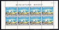 New Zealand Scott #B67a MH Miniature Sheet Of 8 Health Stamps - Red-billed Gull - Marine Web-footed Birds