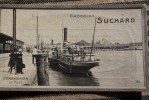 Chromo - Image Du Chocolat Suchard:bateau était Sur Le Port à Romanshorn En Suisse - Suchard