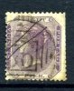 India QV 1865 8 Pies Purple, No Watermark, Good Used (D) - 1858-79 Crown Colony