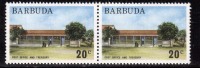 Barbuda MNH 1974, 20c Pair, Post Office And Treasury - Barbuda (...-1981)