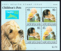 New Zealand Scott #B144b MNH Souvenir Sheet Of 4 Health Stamps - Boy With Puppy, Girl With Kitten - TAIPEI '93 - Ungebraucht