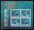 New Zealand Scott #B140a MNH Souvenir Sheet Of 4 Health Stamps - Hector's Dolphins - Unused Stamps