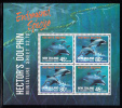 New Zealand Scott #B140a MNH Souvenir Sheet Of 4 Health Stamps - Hector's Dolphins - Dolphins