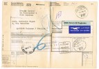 Italia-Svizzera Storia Postale Via Aerea 30.12.80 - Palermo/Zumikon Affr. £.800 + 6 X £. 50 (2 Scansioni) - Usados