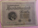 100 000 Mark 02 1923 - Reichbanknote - 2 Adlers Z/siegel - O.02174725  [P83] - 100.000 Mark