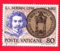 VATICANO - 1980 - Usato - 3º Centenario Della Morte Di G.L.Bernini - 80 L. • Baldacchino In S.Pietro - Gebraucht