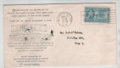 USA Cover Sent To Denmark Winston-Salem 31-8-1950 Commemorating The Return Of  The Wrightr Brothers Original Kitty Plane - Cartas & Documentos