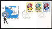 RT)1962,CONGO,FDC,WHO DRIVE TO ERADICATE MALARIA.- - Other & Unclassified