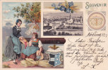 Carte Postale Du Cacao SUCHARD - Illustration De Aarau- 1899 - Aarau