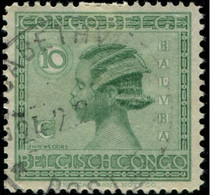 Pays : 131,1 (Congo Belge)  Yvert Et Tellier  N° :  107 (o) - Used Stamps